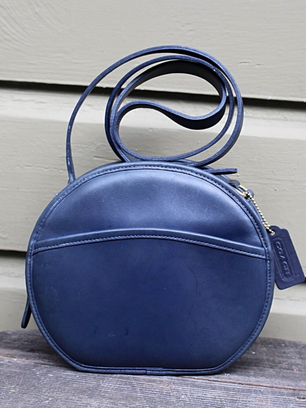 Coach Vintage - Chester Canteen Bag 9901 in Navy, USA 1980s, 90s + Hangtag